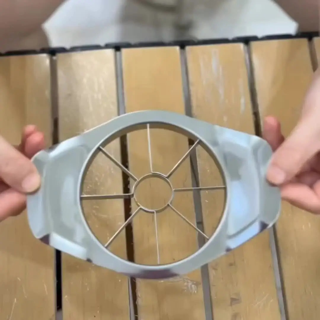 1pc Stainless Steel Slicer and Peeler Set for Apples, Oranges, and More - Easy-to-Use Kitchen Gadget, Fruit Slicing Tool