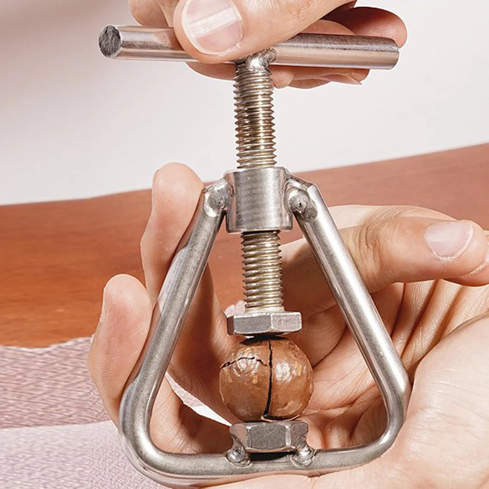Nutcracker Chestnut Clip Nut Crackers Tools Stainless Steel Portable Nutcracker Chestnut Clip Heavy Duty for Nuts Walnuts
