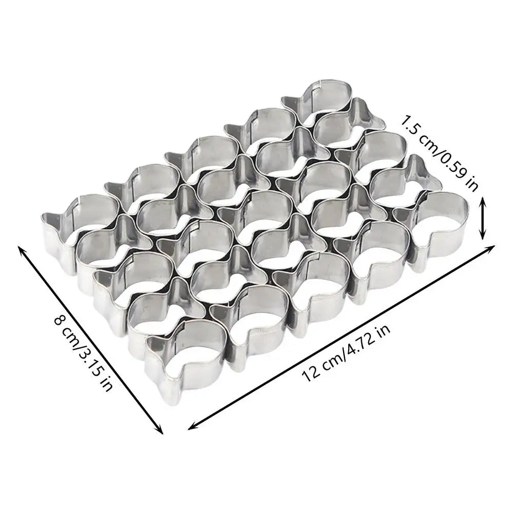 Mini Baking Fondant Cookie Gold Fish Cutter Molds Gold Fish Cracker Cutter Reusable Fish Shaped  Baking Mold for Biscuits