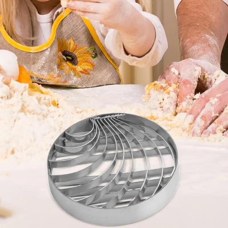 Concha Cutter Stainless Steel Bread Stamp Sandwich Bread Tool Double Sided Conch Cutter Cake Mold for Baking kitchen tools